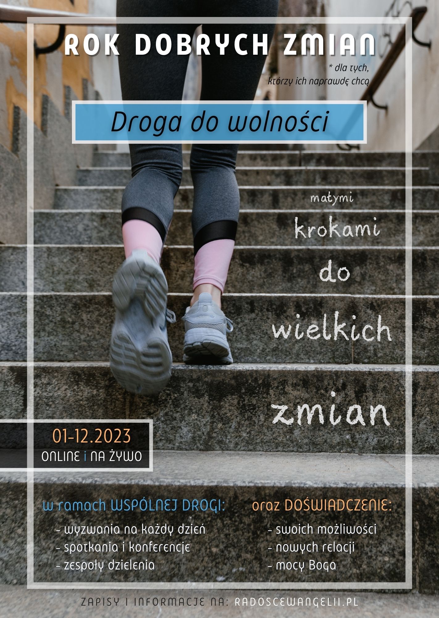 Formacja roczna “Droga do wolności” – ONLINE i na żywo – 01-12.2023